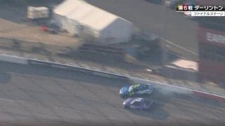 「今思いっきり押した」追突されて壁直撃も無傷で生還 「よく立て直しましたね」超高速オーバル、脅威の光景に実況驚き