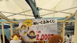 【ソフトバンク】「タカぬい」くじ、みずほペイペイドームでも開幕戦の27日から開始