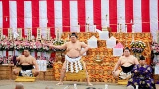 春場所休場の大の里「人前に立つのに慣れて、夏場所に向け準備」成田山での奉納土俵入りで決意