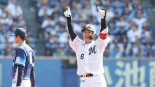 【ロッテ】昨季新人王・西川史礁が今季初打点「初回なんとか先制したいなと」西武武内から二塁打