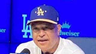 ロバーツ監督「ショウヘイが自分を犠牲にして」大谷翔平の進塁打を絶賛→タッカー決勝打を呼び込む「大きかった」三回にはベッツ逆転３ランも誘発