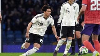 【日本代表】決勝点アシストの塩貝健人「長い間日本代表でプレーしたい。それの始まり」