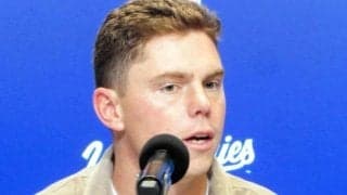 ドジャース　スミスの愛娘がほっこり始球式　シャーロットちゃんがすっかりお姉ちゃんに　昨年のＷＳで人気者に　パパは試合で逆転決勝弾！