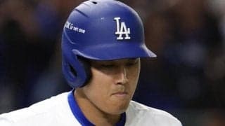 大谷翔平　ＡＢＳチャレンジで判定覆りスタンドが異様などよめき　一転して追い込まれる→二ゴロ併殺打に