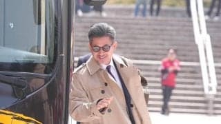 【福島】カズ、５試合連続でベンチ入り　ベージュのコート姿でスタジアム入り　ホーム松本山雅戦