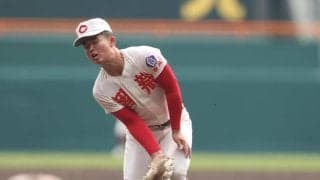 １３７球熱投の智弁学園エース杉本　最後は打球直撃も執念でアウトに　足を引きずりながら整列「投げ勝つという気持ちが強かった」