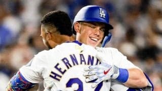 逆転開幕３連勝のドジャース　ＮＨＫ解説も「どんだけ役者が揃ってるんですか！」スミスが誕生日に劇的逆転アーチ「自分の誕生日を自分で祝うって」苦笑い