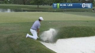 【動画】ミンウー・リーがバンカーから膝立ちショットでベタピンアプローチ【ザ・プレーヤーズチャンピオンシップ1日目】