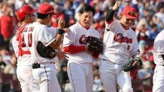 初先発で準完全　広島の元守護神・栗林は心にゆとりで「いい集中力」