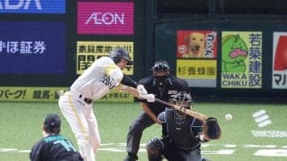 【ソフトバンク】柳田悠岐が今季初打点「ちょこんと打つ意識」前進守備にコンパクトな打撃で対応