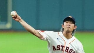 アストロズ今井達也　デビュー戦は３回途中４失点　最速157キロも４点リード守れず、勝敗つかず