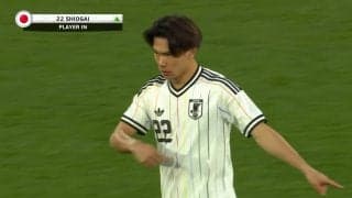 「半端ないって」日本代表デビューFWの“怪物級のキープ＆急加速”にネット衝撃！「馬力がすごい」塩貝健人がW杯の切り札に？