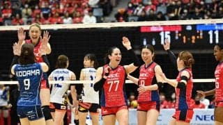 SVリーグ女子　NEC川崎がレギュラーシーズン優勝　群馬がチャンピオンシップ出場決定　残る1枠は最終節へ