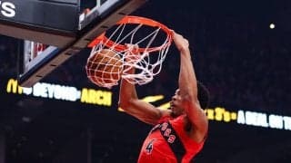 ラプターズが驚異の31連続得点…イースト8位のマジックに最大56点差をつけて快勝