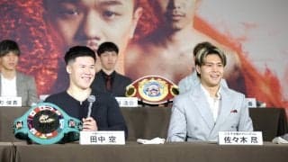 【ボクシング】ウエルター級日本人頂上対決に臨む佐々木尽が新愛称「ザ・ムービー」発表　王者・田中空は「チャレンジャーのつもりで戦う」…５・２東京ドーム