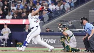 岡本和真、メジャー初本塁打でジャケット初着用の感想を語る