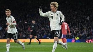 伊東純也弾でのW杯イヤー初戦白星発進を現地撮り！日本代表の新アウェイユニでの戦いぶり！ハムデン・パークのピッチレベルから見えたもの