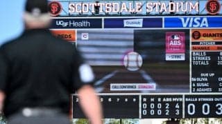 捕手側が成功率61％の高確率で判定覆る　今季から導入の“ABSチャレンジ”が賛否　“晒される”審判に同情論も「観客の前で恥をかかされるのは嫌」