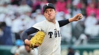 大阪桐蔭の192センチ左腕が決勝戦で三者連続三振のスタート！最速148キロ連発【センバツ】