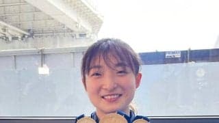 有終金の坂本花織が笑顔の帰国「解放感しかない」今後は指導者転身「小さい子から」も最終目標は中野コーチ「死力を尽くして私を育てて中野先生のように世界一を目指す選手を」