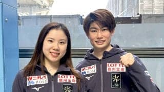 【フィギュア】「うたまさ」の森田真沙也「自分たちのスケートにもっともっと良い影響が」坂本花織の滑りに刺激…世界選手権から帰国