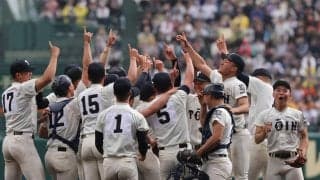 【センバツ】大阪桐蔭が甲子園Ｖ　卒業生のDeNA藤浪晋太郎、松尾汐恩が祝福