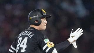 【ソフトバンク】新選手会長・栗原陵矢３安打１打点「今日はクリの打撃が大きかった」小久保監督