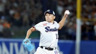【ヤクルト】石川雅規、つば九郎と「新しい歴史を一緒に…」活動休止期間は「つばみちゃんが…」