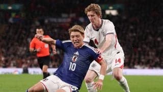 堂安律、主将を務めてイングランドから歴史的勝利に「僕が巻いて負けたと言われるのも嫌なので…」敵地勝利でＷ杯に手応え