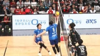 男子バレー 世界的セッター極上片手トス