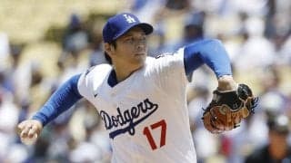 大谷翔平　３年ぶり開幕二刀流で序盤３回を無安打投球！マウンドで多彩な表情　特大中飛に不敵笑み→スミスの頭部にバット直撃で絶叫　自ら申請のＡＢＳチャレンジも成功