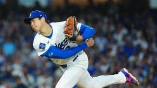 大谷翔平、初回は最速159･7キロ を計測、３者凡退の立ち上がり　今季初のリアル二刀流出場