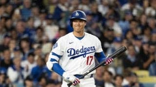 大谷翔平、１番投手で二刀流出場　第３打席はこの日２度目の四球で出塁