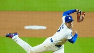 リアル二刀流の大谷翔平が今季初登板で初勝利　打者では36試合連続出塁　ドジャース勝利