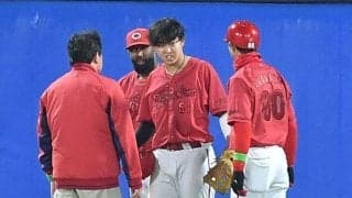 広島　ドラ１・平川蓮が右肩肩鎖関節の損傷の診断で離脱　新井監督「レベルとしては軽度」　出場選手登録を抹消、２日からリハビリ開始へ