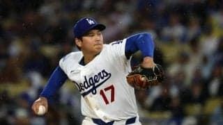 大谷翔平「全球種投げられた」雨にも負けず、今季初勝利　6回無失点