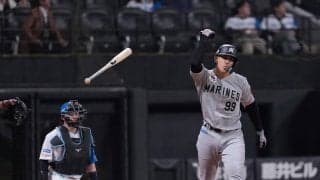 【ロッテ】頼れるキャプテン、ネフタリ・ソトが先制３ラン　24イニングぶりの得点