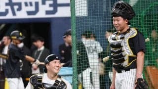 【阪神】６回捕手交代、伏見寅威から坂本誠志郎に　実力派２人が５試合トータル出場機会分け合う