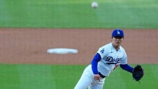 山本由伸６回まで４安打２失点　ランナー出すも粘りの投球　　中５日での先発登板で2勝目なるか