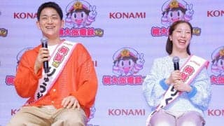 【フィギュア】りくりゅうと「桃鉄」の夢のコラボ実現！　五輪金に導いた桃鉄で「りく社長」と「りゅう社長」が真剣勝負「りくりゅうとゲームは切り離せない」