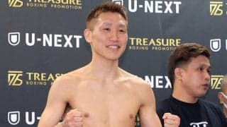 【ボクシング】元世界王者・小国以載が計量クリア　タパレスの３０グラムオーバーを度量の広さで了承