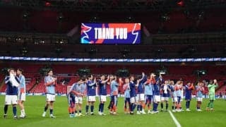 ｢勝利の女神健在!｣日本代表の聖地ウェンブリーでの歴史的勝利を“新婚美女”が現地観戦！ ユニフォームショット公開に｢可愛いです♪｣｢また女神世界がザワつくぞ｣