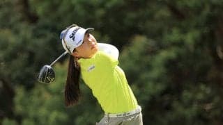菅楓華が単独首位で決勝へ 女王・佐久間朱莉ら3人1打差
