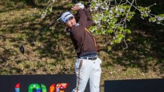 今平周吾、2イーグルなど2位浮上「良い位置で予選を終えられた」