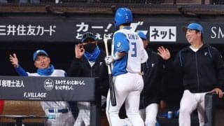 日本ハム打線爆発１２得点大勝で今季初２連勝　万波３ラン＆郡司ソロで２３年ぶり７戦連続本塁打　驚異的破壊力７戦１８発