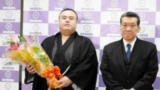 元幕内英乃海が引退会見　春場所で負け越し決意「悔いはない」　弟・翔猿にエール「長く現役ができるように」