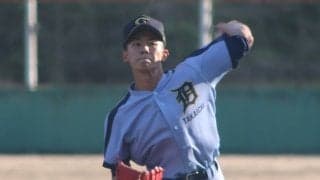 高岡第一の左腕が参加投手の最速148キロを計測！高卒プロ志望を明言【U-18代表候補合宿】