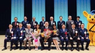 元勢の春日山親方が交通安全をPR　歌謡ショーで「ありがとう…感謝」熱唱