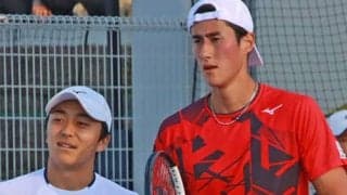  清水/トゥロター組 第1シードに屈し準V 