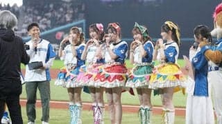 【日本ハム】「超ときめき♡宣伝部」“最上級にかわいい”投球を披露　きつねダンスにも登場予定